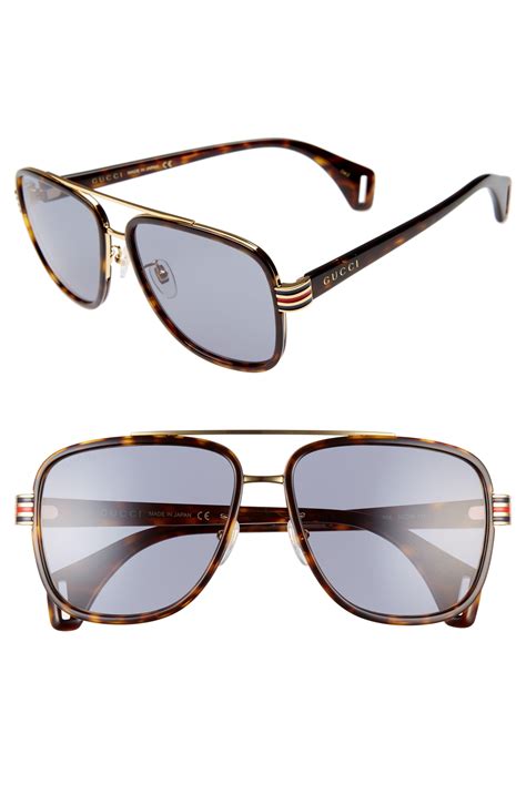 gucci zonnebril aviator|Men's Designer Luxury Aviator Sunglasses .